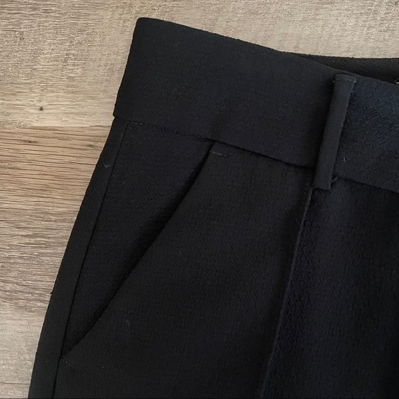 Allen Schwartz Hayden Black Crepe Crop Flare Dress Pants Size 6 - Picture 8 of 11